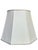 Pair of lampshades out of ivory pongee silk with a bronze and silver twisted silk cord on the top and bottom. Created by...