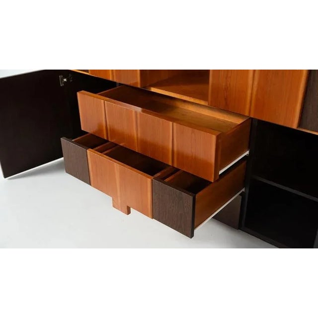 Wood Corinto Sideboard by Ferdinando Meccani for Atelier Meccani, 1978 For Sale - Image 7 of 18