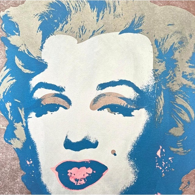 Andy Warhol (after) "Marilyn Monroe brown" print, size 60 x 60 cm, plate signed bottom right, numbered with pencil on...