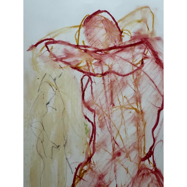 Figurative 1980s Figurative Nude Pastel on Paper — Jack Meanwell (1919–2005), Canadian For Sale - Image 3 of 6