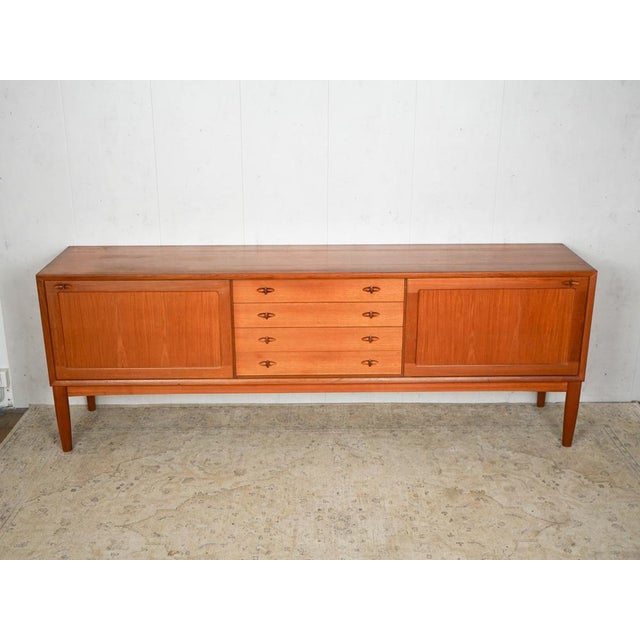 Wood Mid-Century Teak Sideboard by H. W. Klein for Bramin, 1960s For Sale - Image 7 of 9