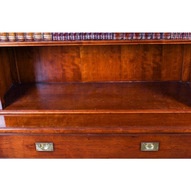 English Mahogany Concealed Flatscreen TV Cabinet, Late 20th Century For Sale - Image 6 of 11