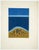 Woodcut by Rockport artist Roger Martin (1925-2015) "Beach" woodblock print on thin paper, pencil signed, titled, dated...