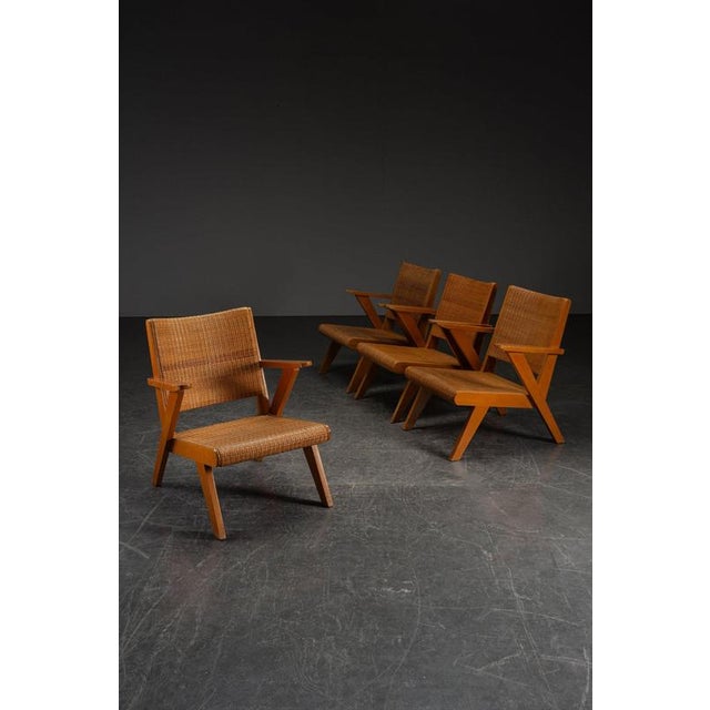 Modernist Armchairs by Rohé, 1960s, Set of 4 For Sale - Image 12 of 12