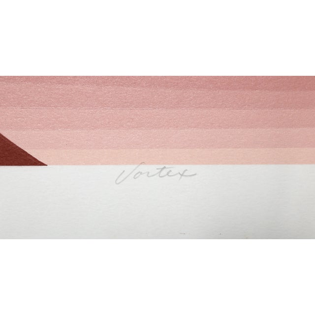 1970s Vortex, Roy Ahlgren Screen Print For Sale - Image 5 of 6