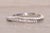 The Contour: Designer Signed Contour Band with Natural Diamonds in Platinum For Sale - Image 4 of 10