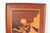 Mid-Century Modern Vintage Handmade Framed Inlay Marquetry Picture - Birds Soaring Over a Landscape For Sale - Image 3 of 7