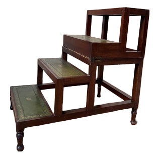 English-Style Library Step Stool For Sale