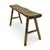 The Wooden Bench from Zentique is a minimalist rustic bench with a thick raw pine plank seat on straight legs. The...