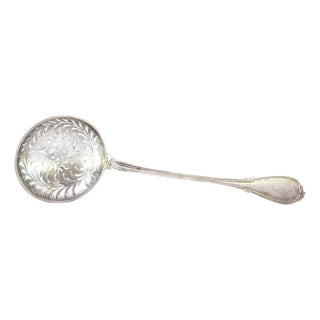 Silver Dusting Spoon with Raised Handle Frieze For Sale