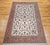 Vintage Persian Tabriz Rug, Hand-Knotted Wool & Silk, Allover Floral Pattern, Ivory & Pale Red, 7x10 For Sale - Image 12 of 18