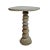 Hand crafted vintage stacked river rock outdoor bistro table. Beautiful organic modern style piece with natural tones and...