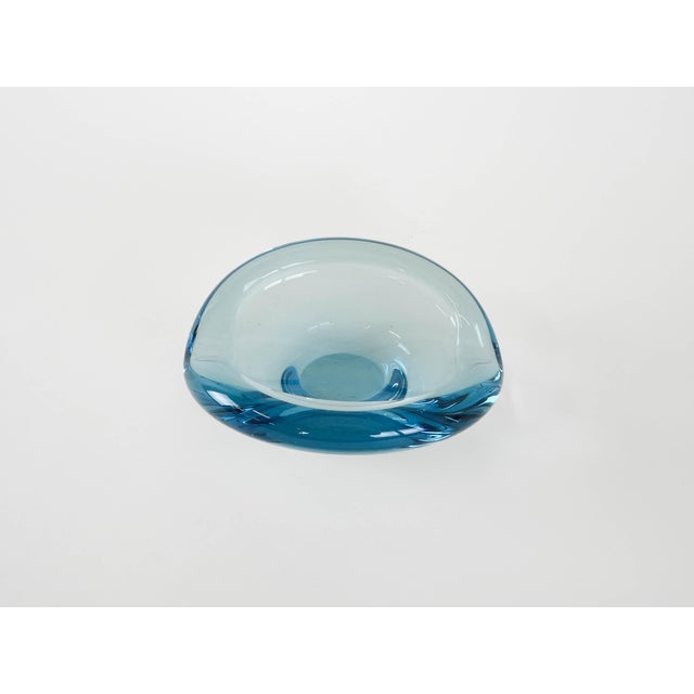 1960s Vintage Danish Glass Plate by Per Lütken for Holmegaard, 1960s For Sale - Image 5 of 9
