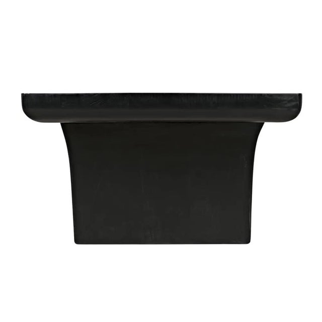 Not Yet Made - Made To Order Ward Coffee Table, Hand Rubbed Black For Sale - Image 5 of 5