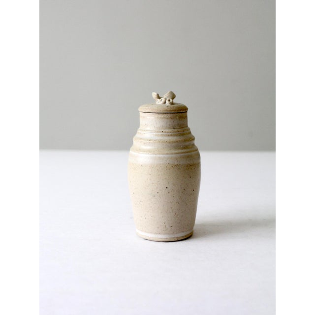 Vintage Studio Pottery Jar For Sale - Image 6 of 11