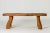 Striking elmwood coffee table by Peter Beijbom, made from an elmwood slab with lovely woodgrain. Beautiful, oiled surface....