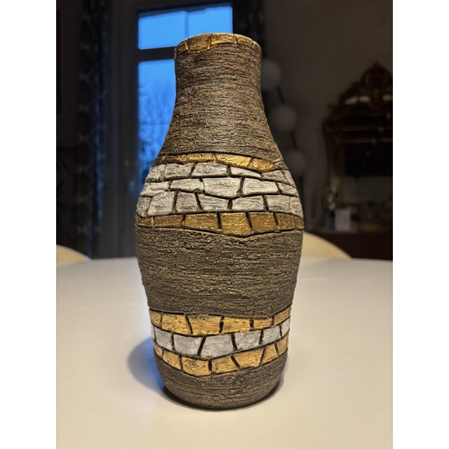 Brutalist Sculptural Ceramic Vase by Fratelli Fanciullacci, Italy, 1960s For Sale - Image 11 of 12