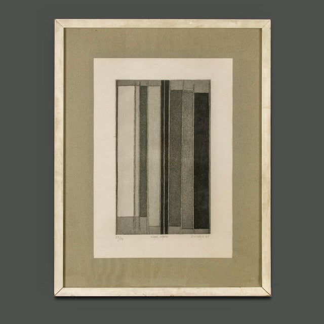 1970s Toti Scialoja Abstract Signed Numbered and Dated Artwork For Sale - Image 7 of 7