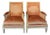 Antique French Louis XVI Painted Bergere Chairs or Armchairs -a Pair For Sale