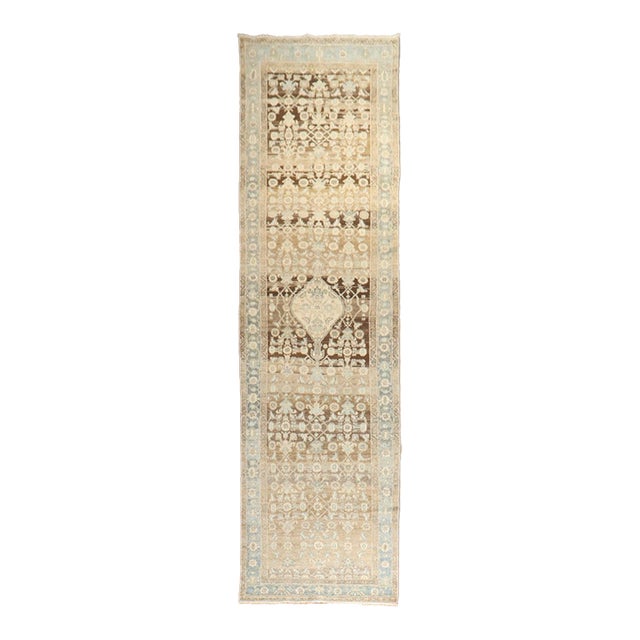 Vintage Wide Persian Long Runner - 4'3" x 16' For Sale