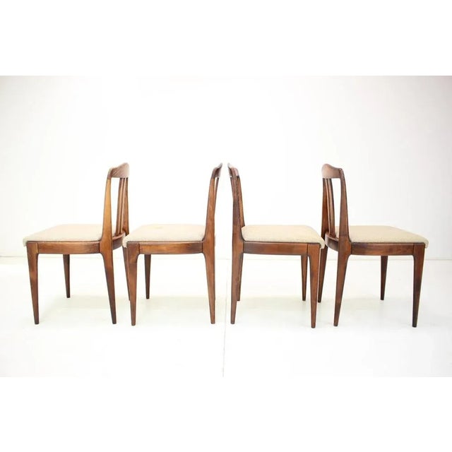 Dining Chairs by Drevotvar, Czechoslovakia, 1970s, Set of 4 For Sale - Image 4 of 11