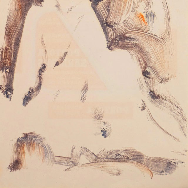 Mid-Century Modern Young Woman Seated' by Victor DI Gesu, Louvre, Paris, California Post-Impressionist, San Francisco Art Association, Los Angeles County Museum of Arts For Sale - Image 3 of 7