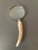 Contemporary 19th Century Antique English Magnifying Glass With Silver Rim and Horn Handle For Sale - Image 3 of 12