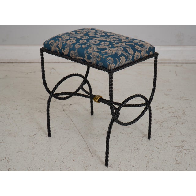 Age: Approx: 30 Years Old Details: Brand New Damask Upholstery Gold Cherub Print Damask Upholstery Black Finish .Gold...