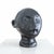 Modernist Studio Pottery Black Ceramic Sculpture of a Human Head, 1980s For Sale - Image 4 of 8