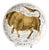 Zodiac Series Taurus Porcelain Plate from Piero Fornasetti, 1960s For Sale