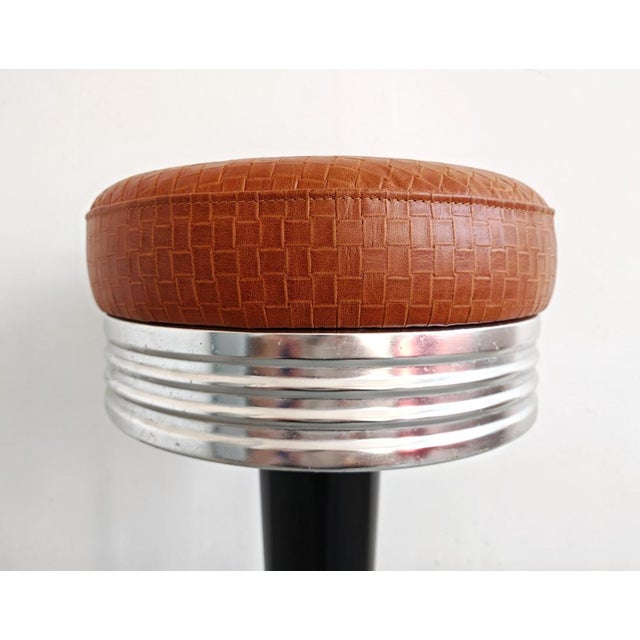 Art Deco Inspired Bar Stools by Go-in Desig,n Munich, Germany, 1980s, Set of 4 For Sale - Image 9 of 16