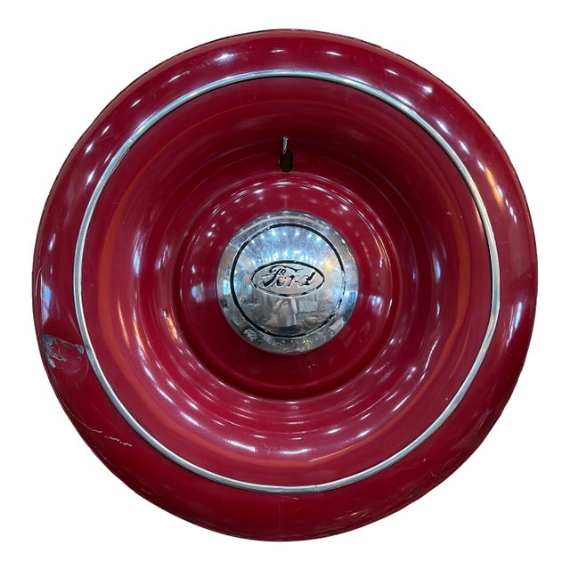 1936 Ford Cabriolet Rumbler Spare Tire Cover-Deluxe Accessory For Sale