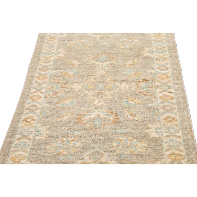 Textile 21st Century Modern Sultanabad Runner Rug 3 X 10 For Sale - Image 7 of 10