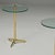 Italian Mid-Century Modern Style, Brass, Glass, Martini Side Tables, 21st C. For Sale In New York - Image 6 of 9