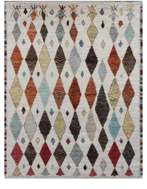 Hand Knotted Moroccan Rug- 10′9″ × 13′11″