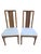 Thomasville Vintage Faux Bamboo Cane High Back Dining Chairs Regency Pair For Sale - Image 9 of 16