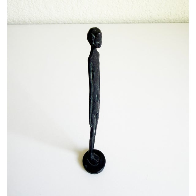 Alberto Giacometti Small Giacometti Style Etruscan Sculpture For Sale - Image 4 of 8