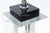 Metal !990's Molini Southard Black and Clear Lucite Column Table or Desk Lamp For Sale - Image 7 of 8