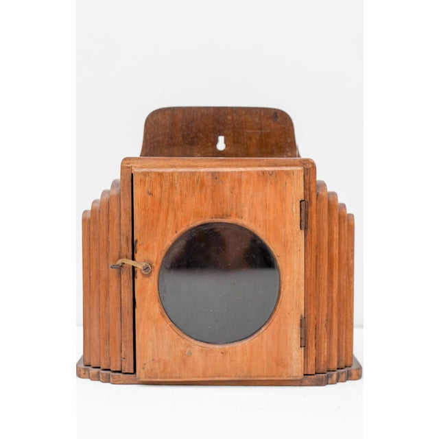 Vintage Art Deco Wall Mounted Miniature Curio Cabinet, Sweden, 1925 For Sale - Image 13 of 15