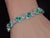 Green Late 20th Century Gia Natural 15cts Brazilian Emerald Diamond 18k White Gold Bracelet For Sale - Image 8 of 13