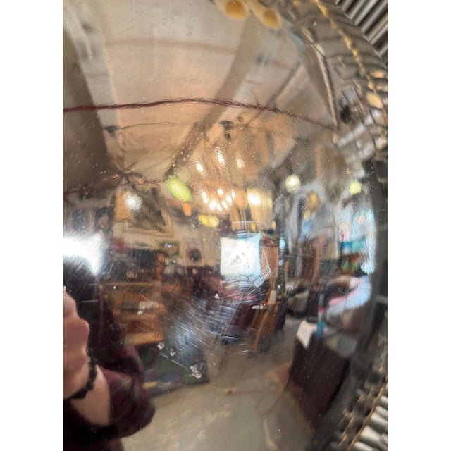 Vintage Sunburst Wall Mirror For Sale In New York - Image 6 of 6