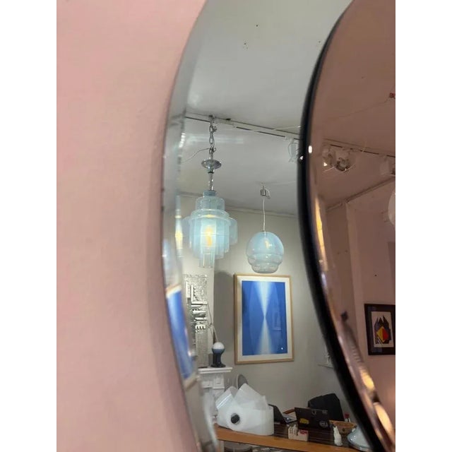 1980s Vintage Round Mirror, Italy, 1980s For Sale - Image 5 of 8