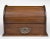 Victorian oak roll-top stationery box. By pulling out the drawer, the top rolls back and reveals the day, date and month,...