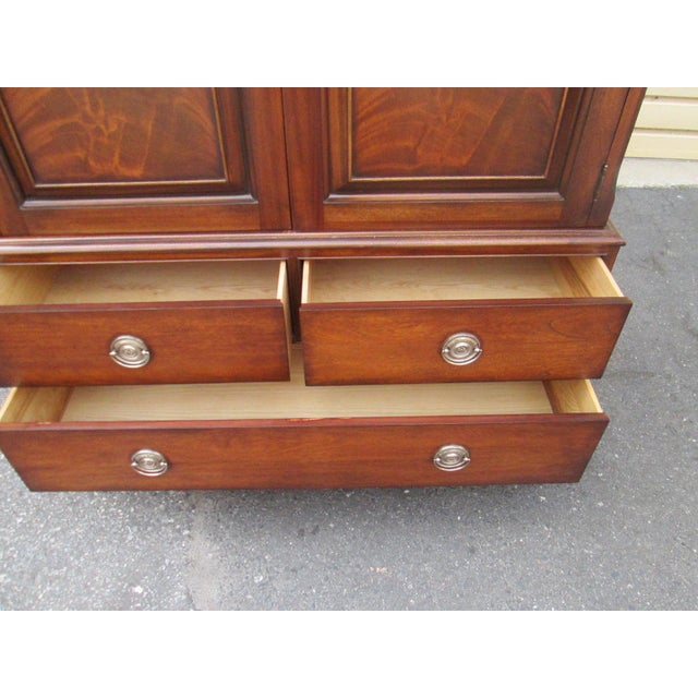 Ethan Allen Newport Clothing Armoire Chairish