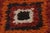 Red Hand-Knotted Antique Rug Red Moroccan Runner - High Pile and Diamond Pattern For Sale - Image 8 of 10