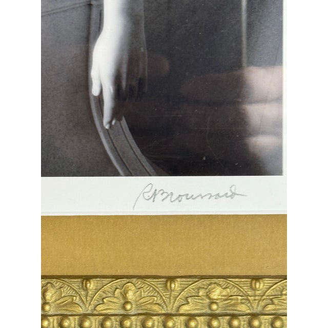 American Signed Black & White Photograph “Angel of Grief” by Patricia Mouraud For Sale - Image 3 of 4