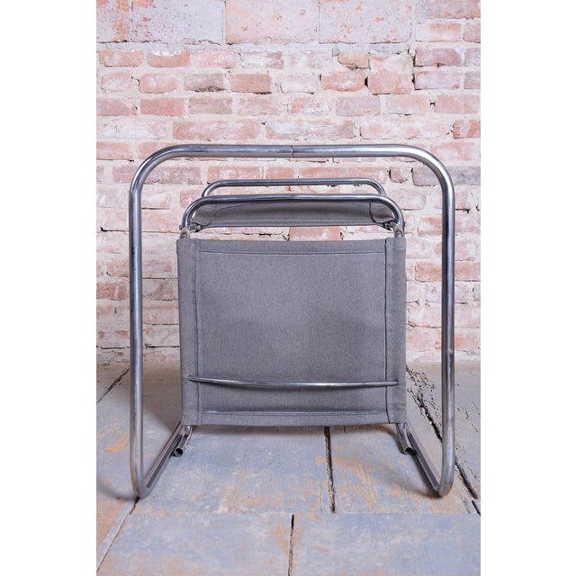 Bauhaus Czech Chrome Armchair by Marcel Breuer for Thonet, 1930s For Sale - Image 17 of 18
