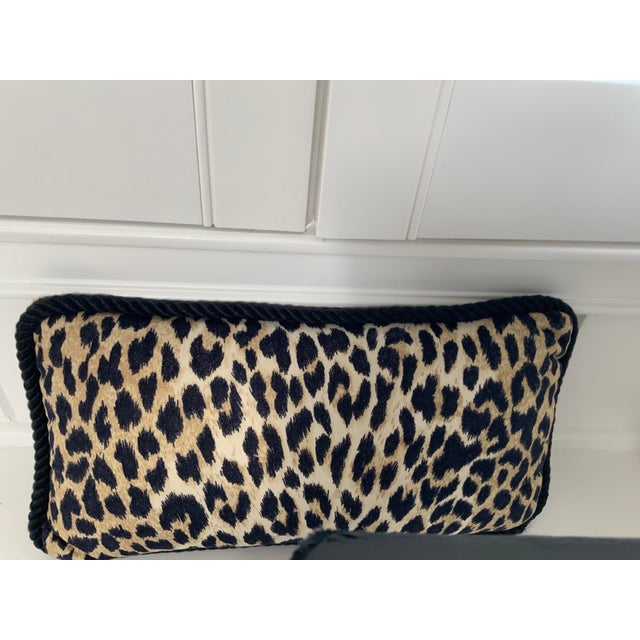 Double Sided Animal Print Pillow w Coordinating Fringe