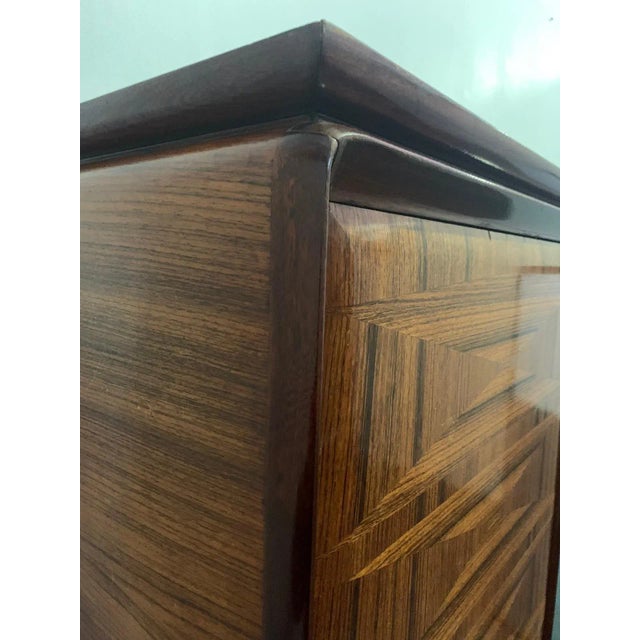 Inlaid Rosewood Wardrobe from Dassi, 1950s For Sale - Image 9 of 13