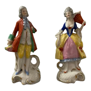 Porcelain Figurines- a Pair of Valentines